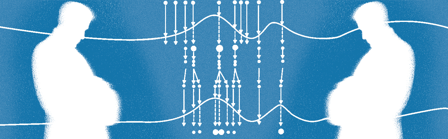 Sequential Monte Carlo visualization showing particle filtering and resampling process